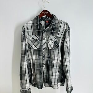 Vintage Southpole Authentic Collection Plaid Button-Up Shirt‎ Multicolor Size L